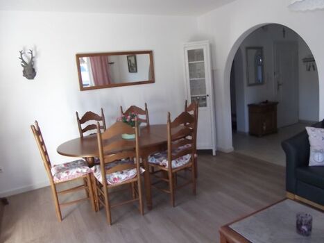 Essplatz im Wohnzimmer