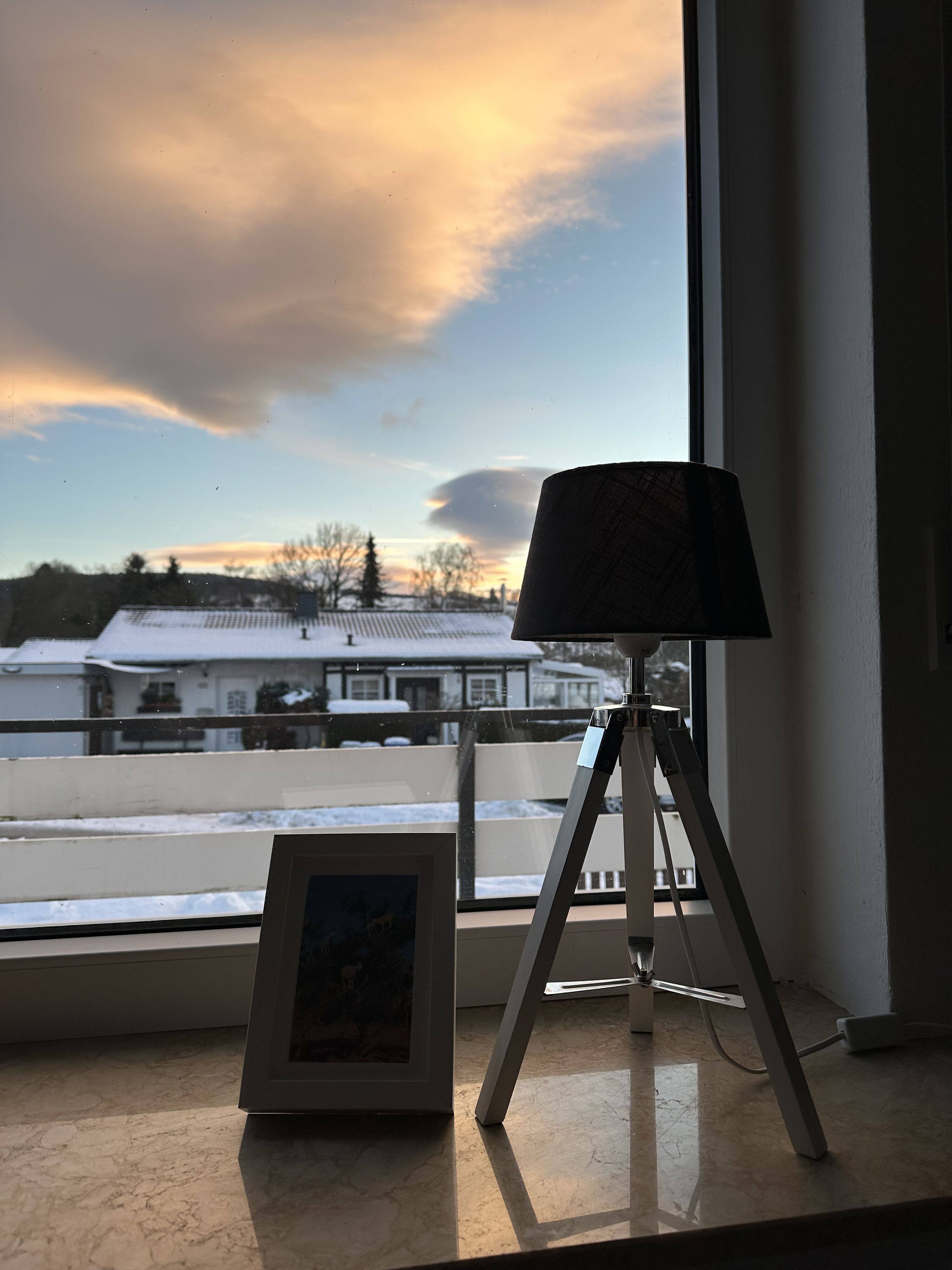 Aussicht aus dem Wohnzimmer