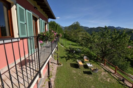 Ballustrade vor dem Wohnzimmer