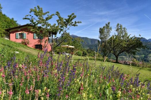 Hausansicht vom Grundstück