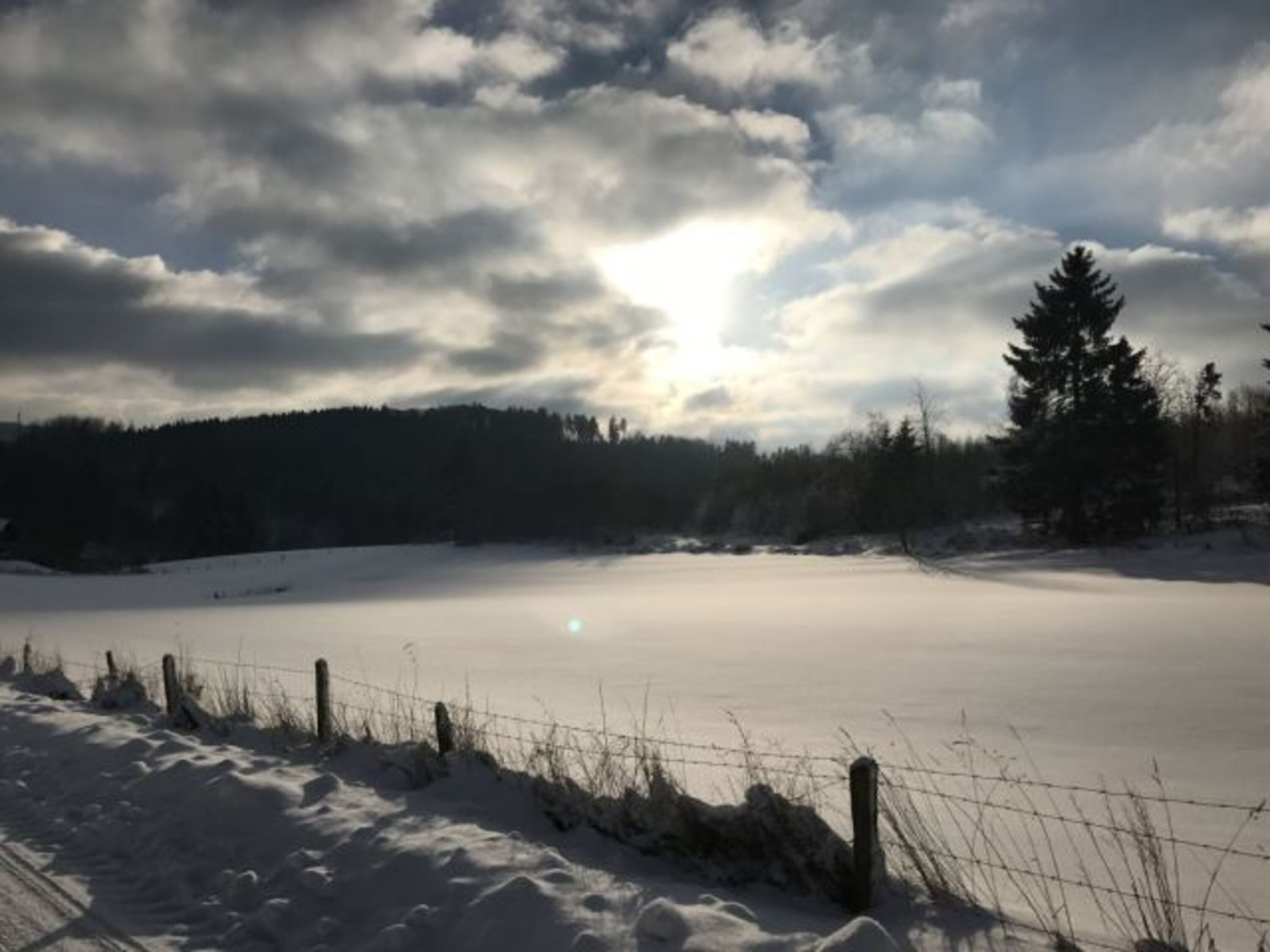 Winterstimmung am Haus