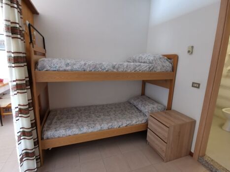 Durchgangsraum mit Etagenbett