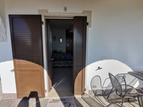 Terrasse mit Eingang