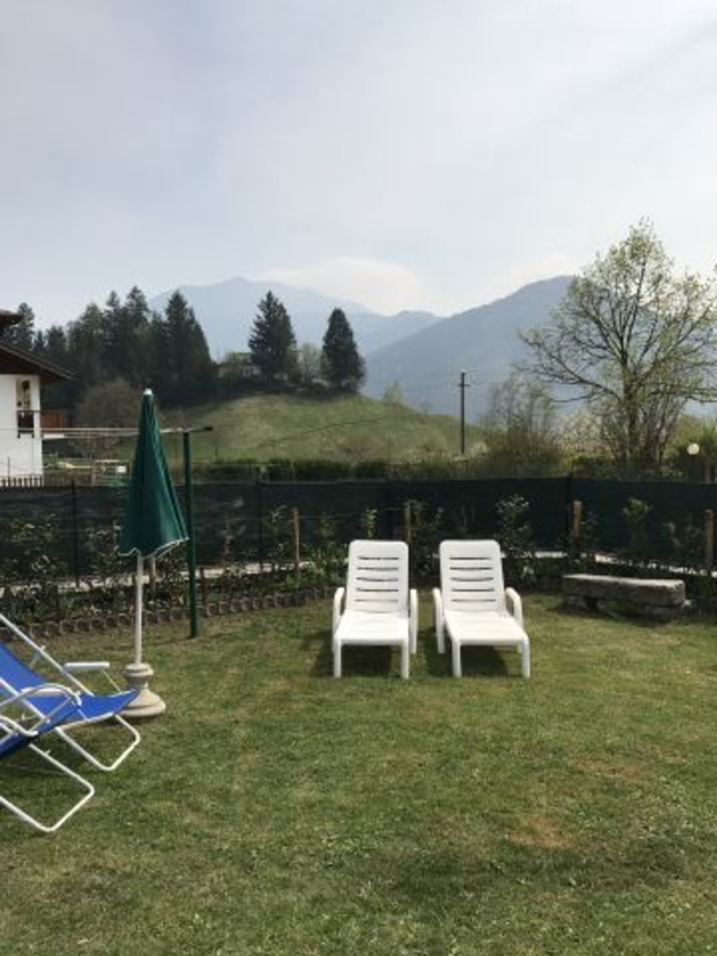 der Garten und Blick zum See