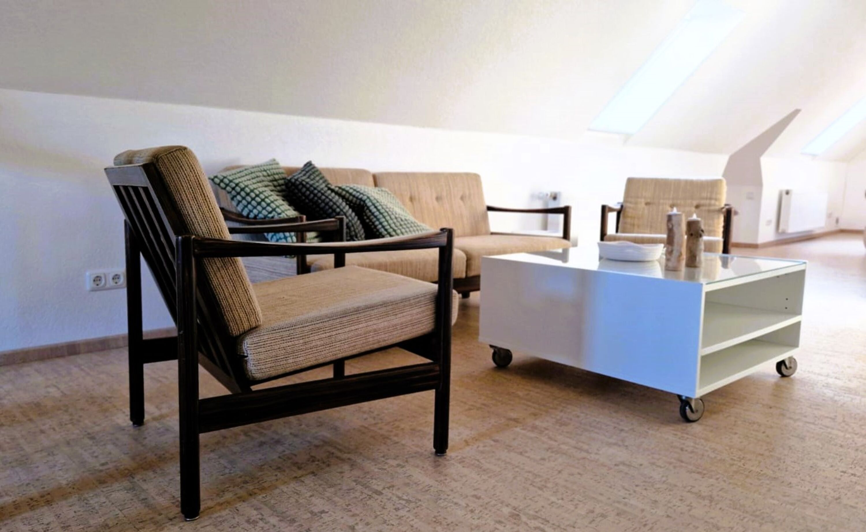 Maisonette Zimmer „Mooi Utkiek“ - oberer Bereich Sofaecke (Schlaffunktion)
