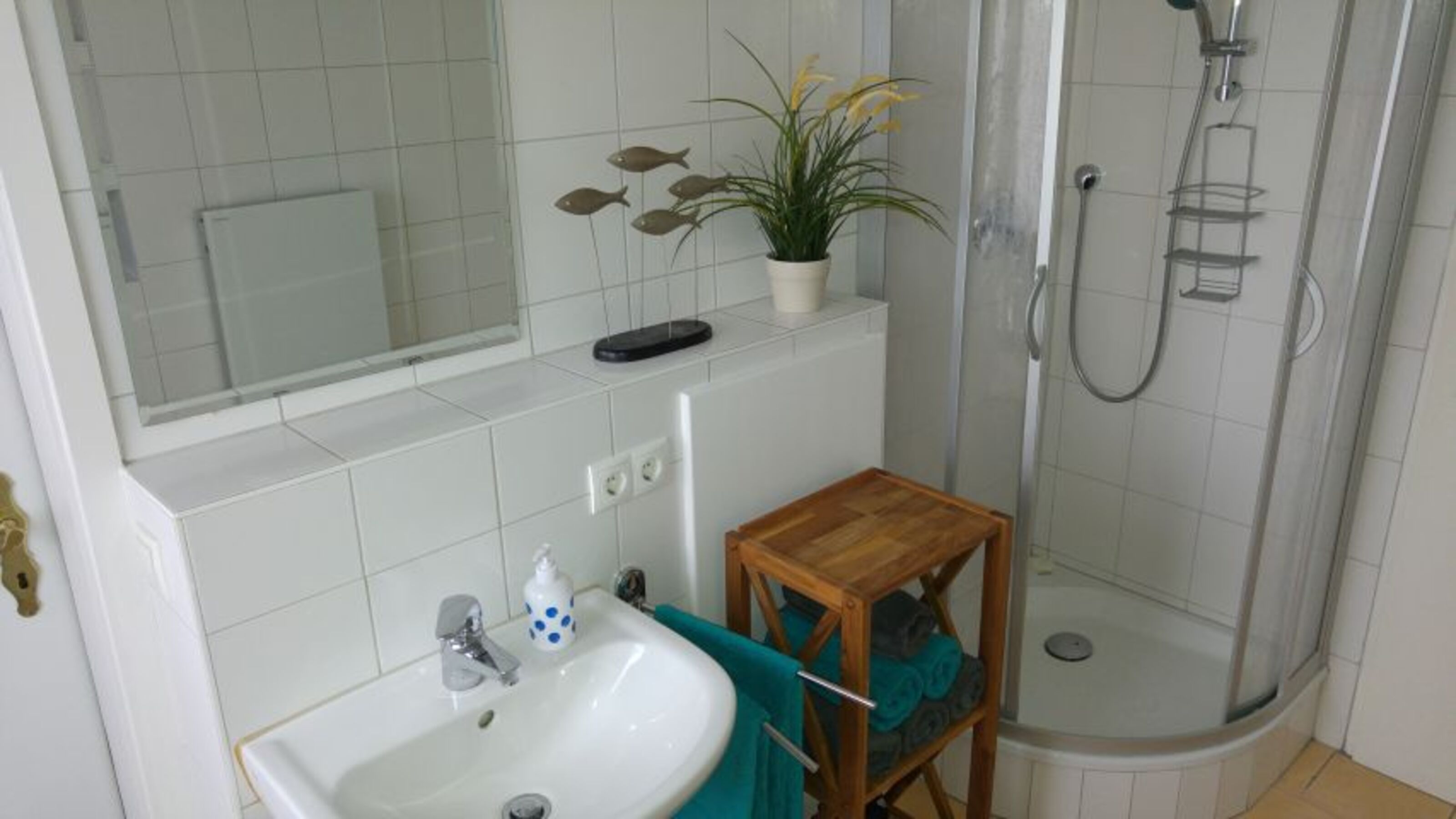 Badezimmer mit Dusche