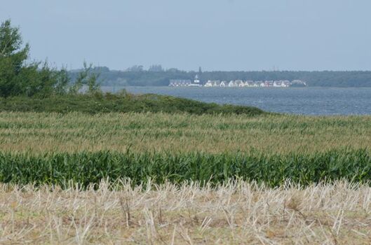 unverbauter Blick auf's Haff/den Bodden