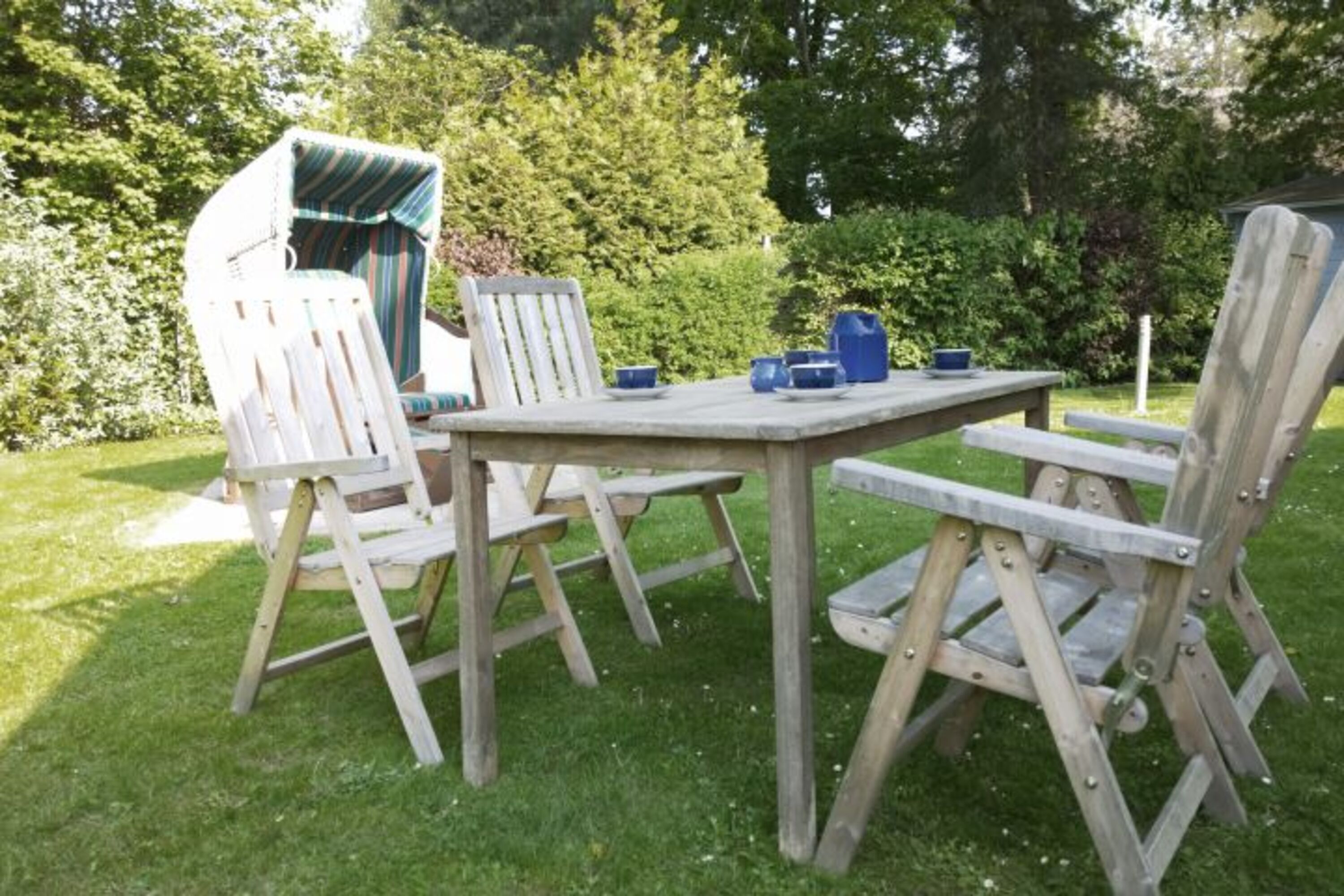 Sitzen im Grünen