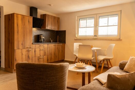 Küche und Essbereich