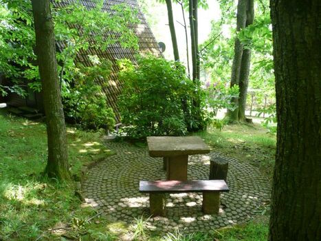 Blick vom Freisitz aus