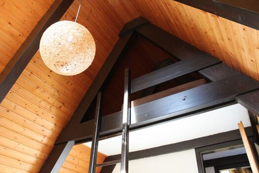 Die Schlafkoje unter dem Dach