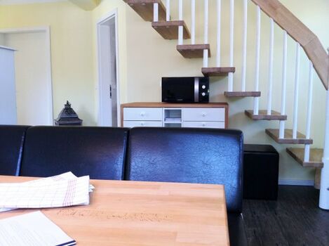 Treppe zum Obergeschoss