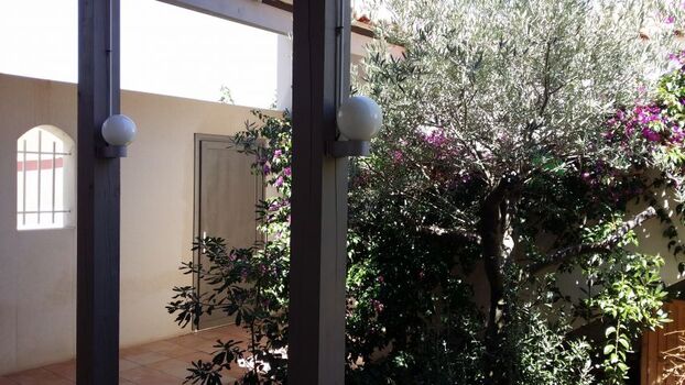 Herrlich begrünter Innenhof