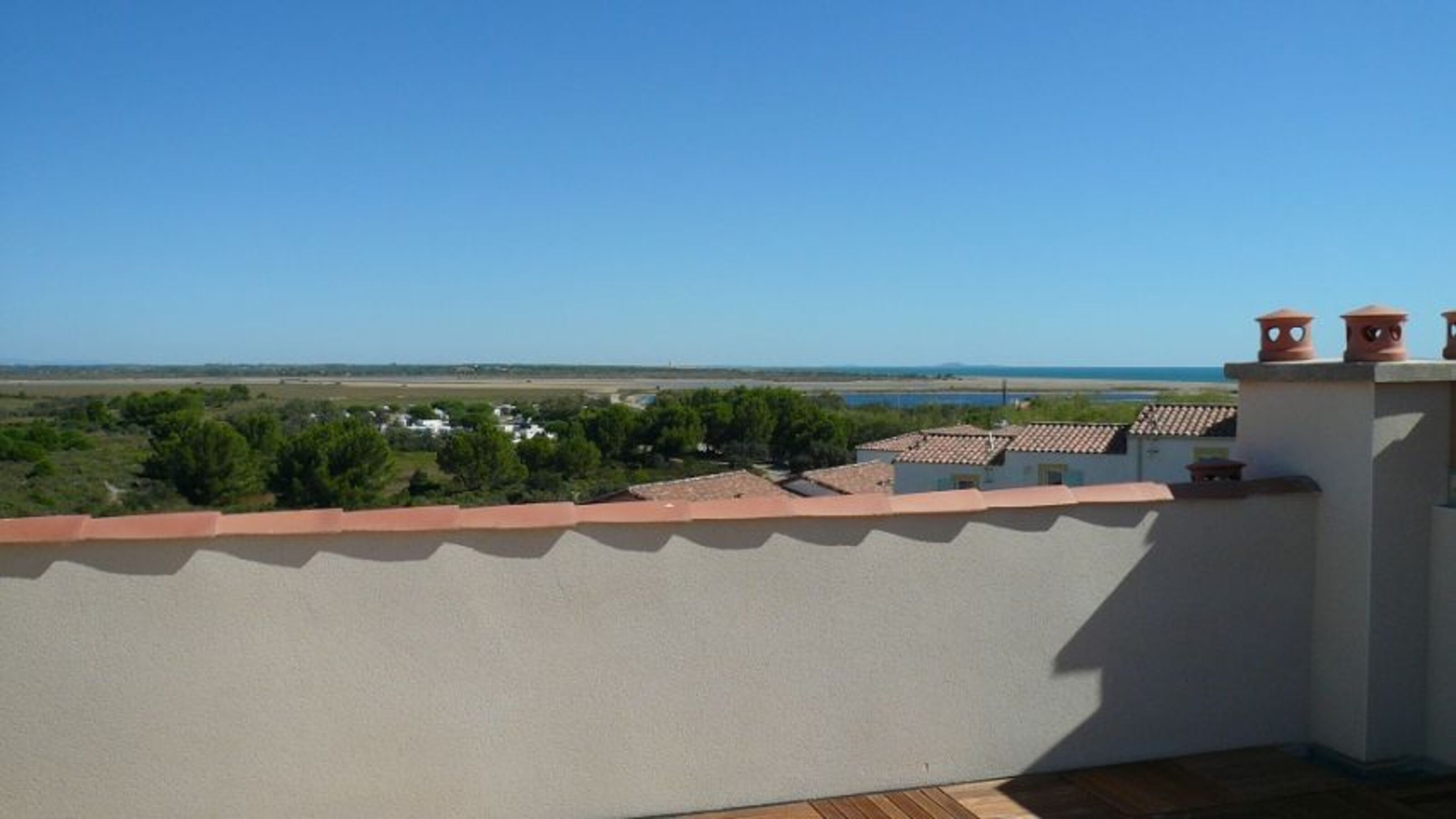 Meeresblick Dachterrasse