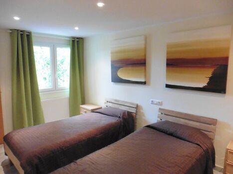 Schlafzimmer 3 mit 2 Einzelbetten