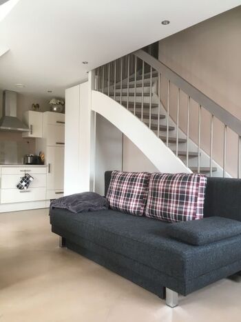 Treppe zum Dachgeschoss