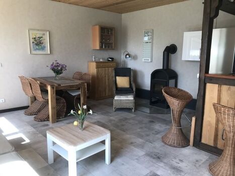 Essbereich - Kaminofen