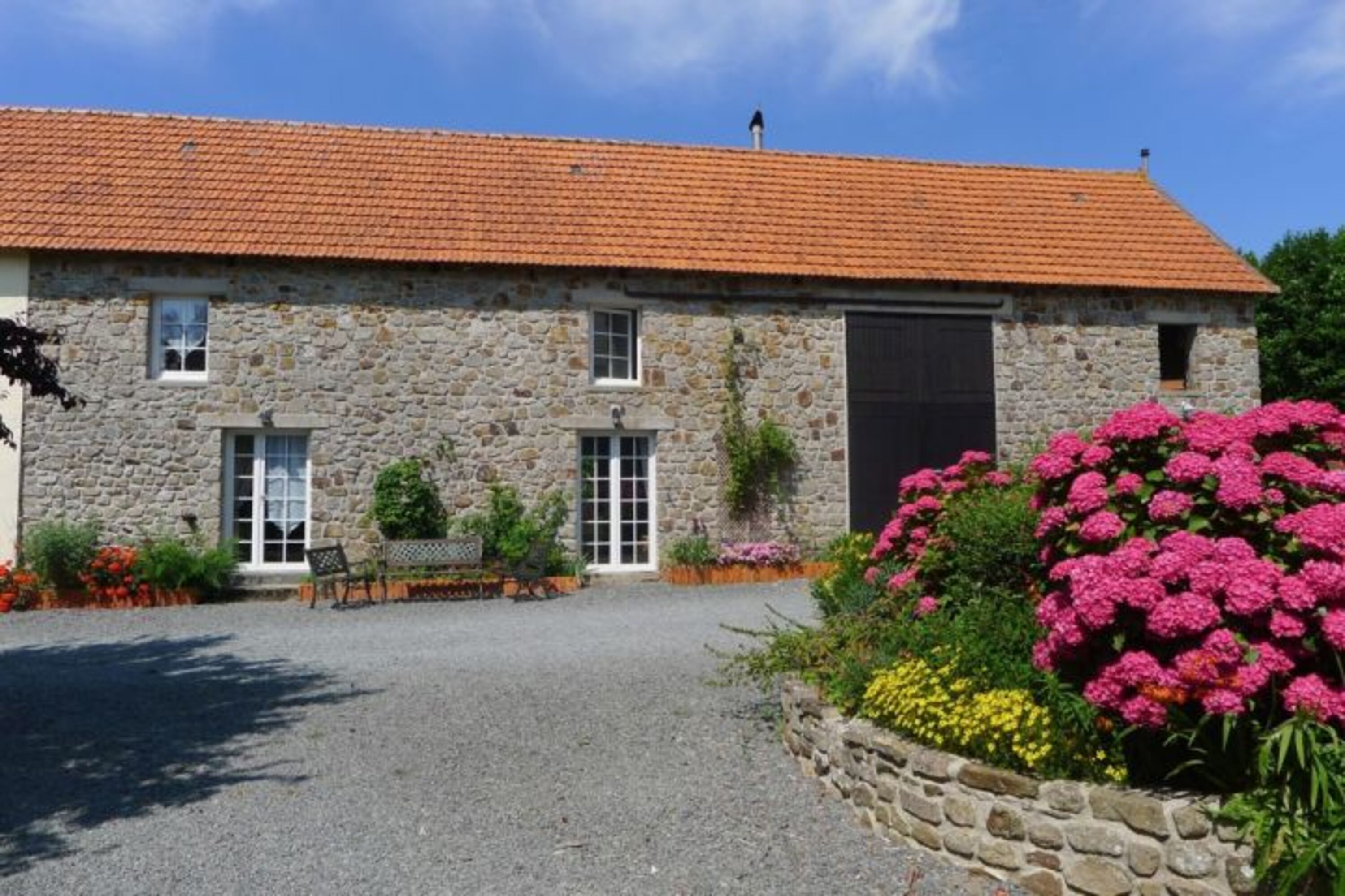 La Vacherie von Innenhof