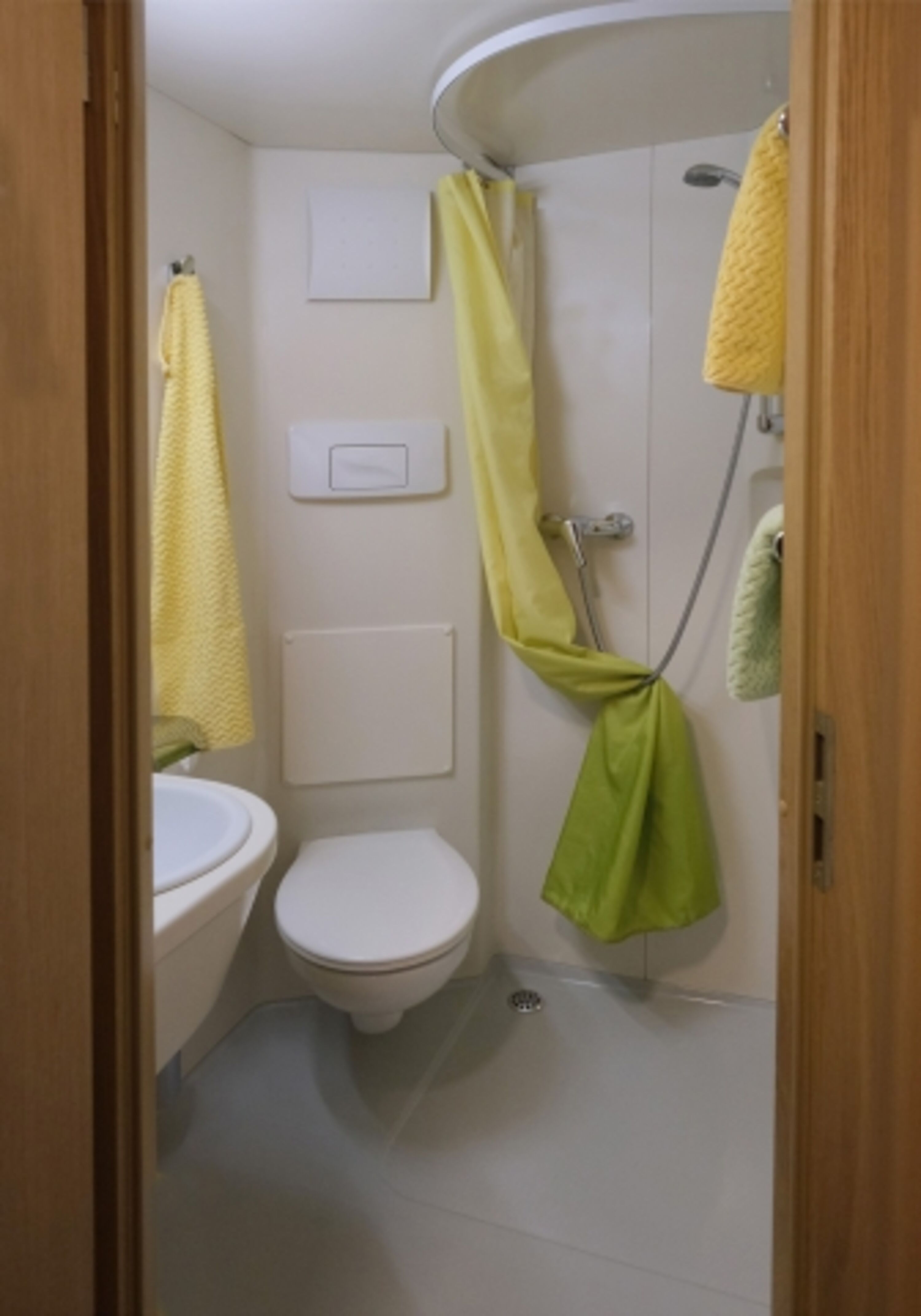 Dusche WC Ferienwohnung Sesvenna