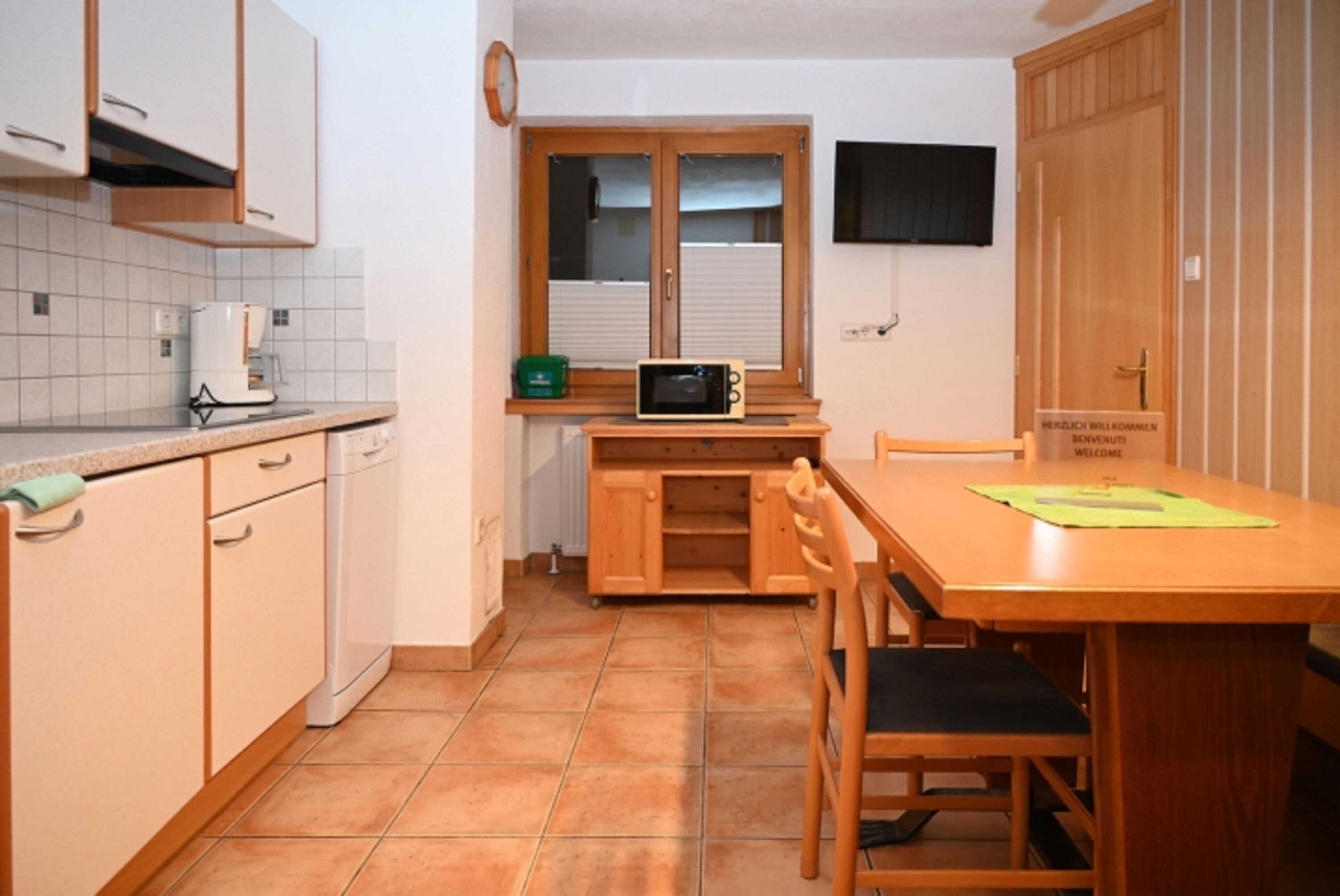 Wohnküche Ferienwohnung Sesvenna