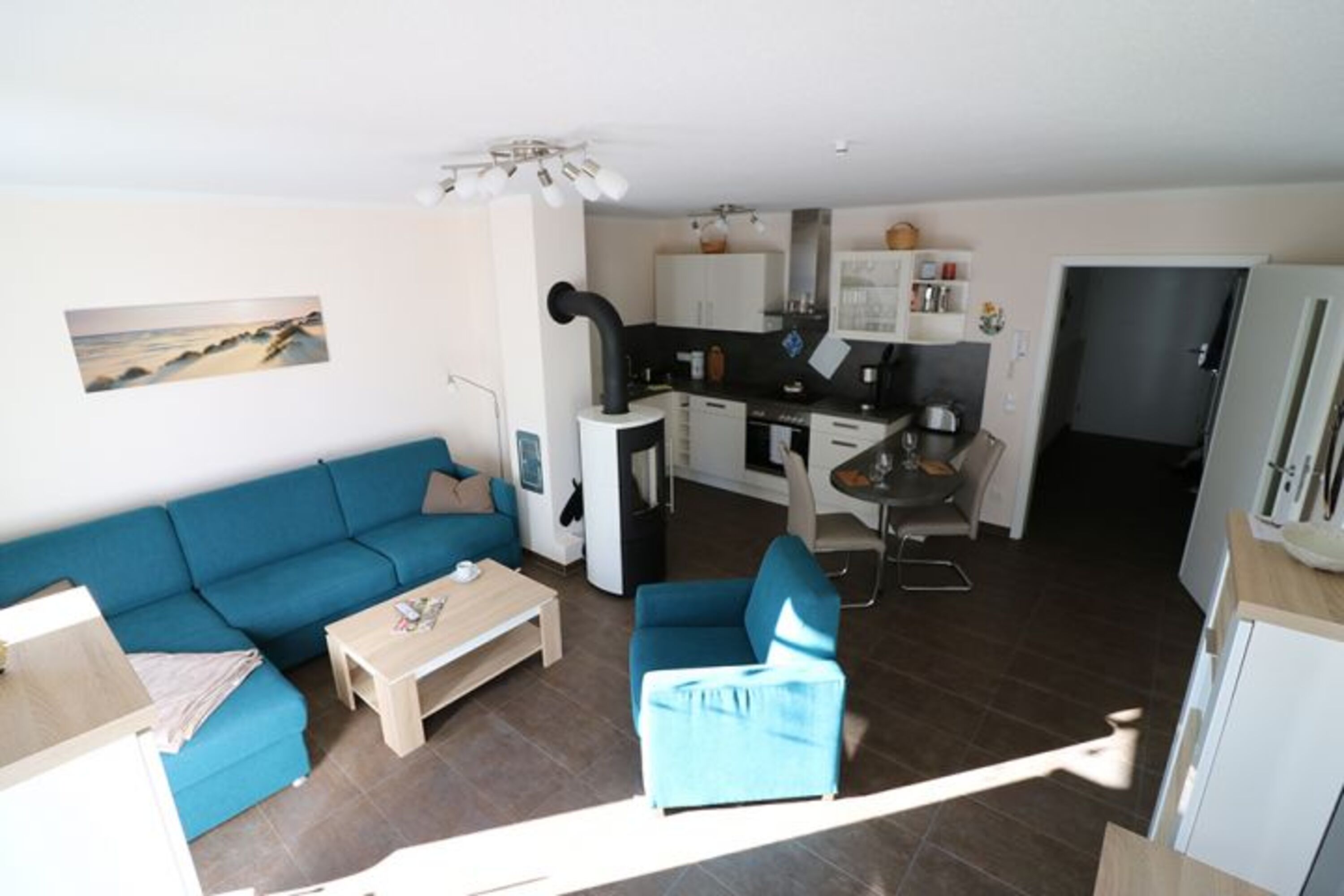 Wohnzimmer und Küche