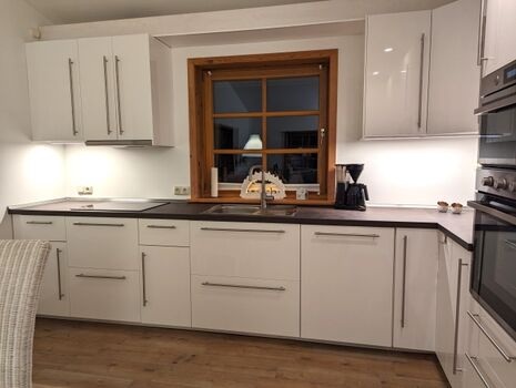 offene Küche im Wohnbereich