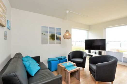 Unser schönes Wohnzimmer am Meer