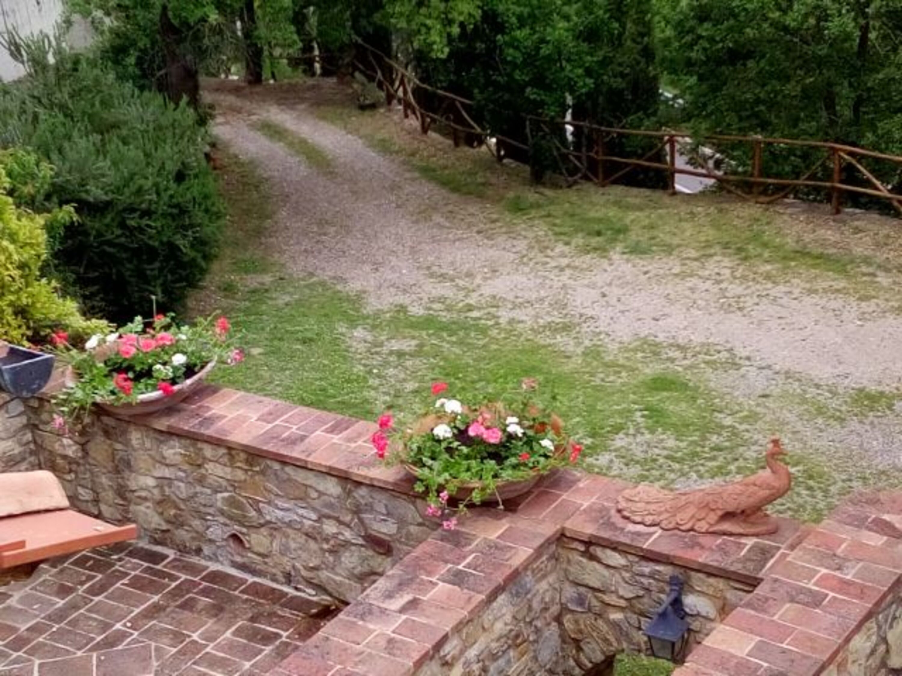 Eingang und private Terrasse