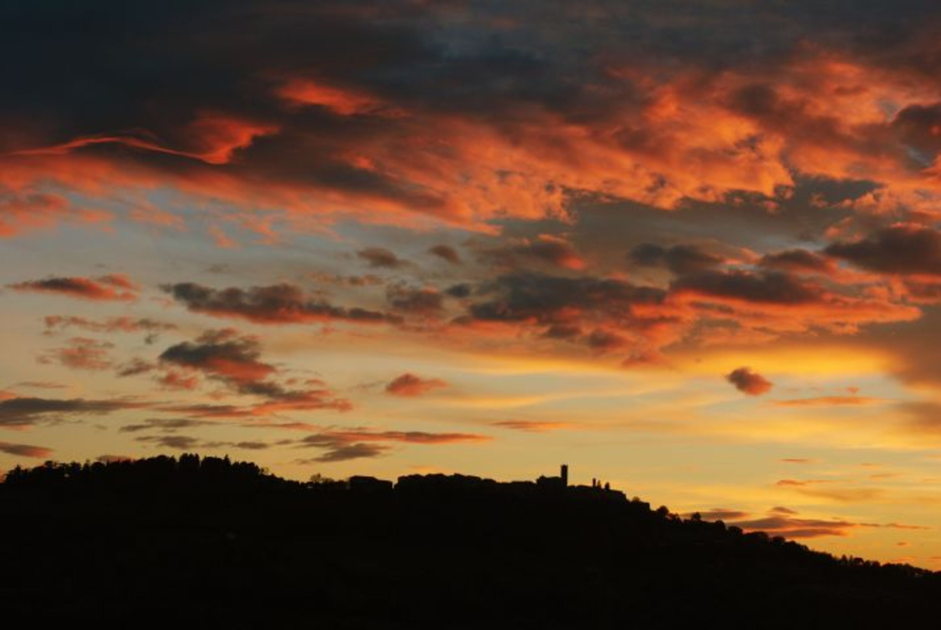 Aussicht-Abendstimmung