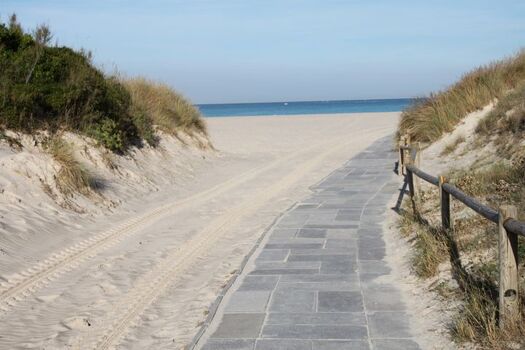 die Weisse Straende, nur wenige Autominuten 