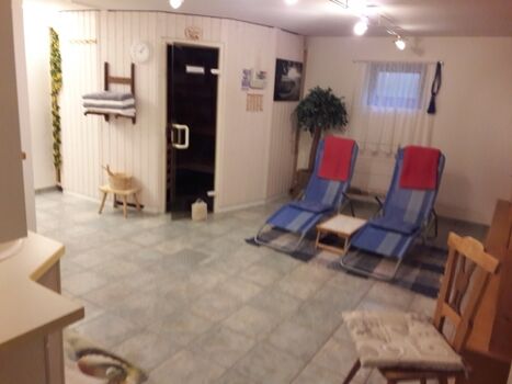 Große Familiensauna