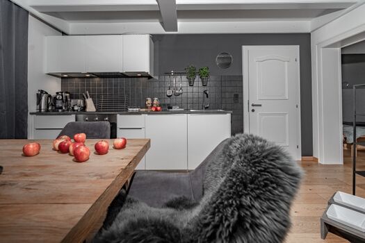 Küche im Appartement 1 im EG