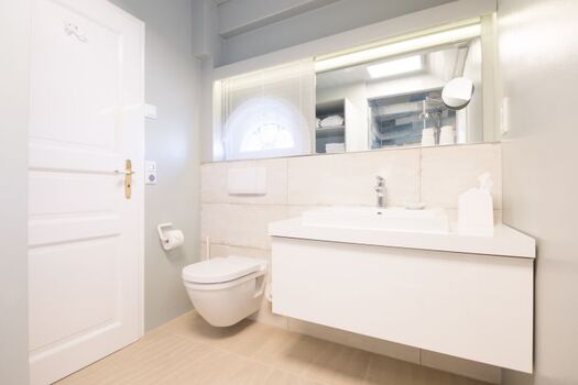 das neue Bad im EG..