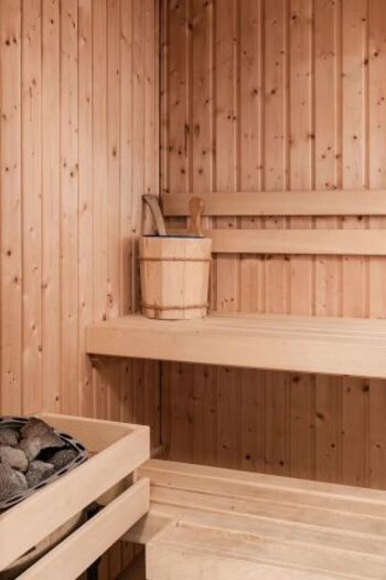 Sauna im Erdgeschoß