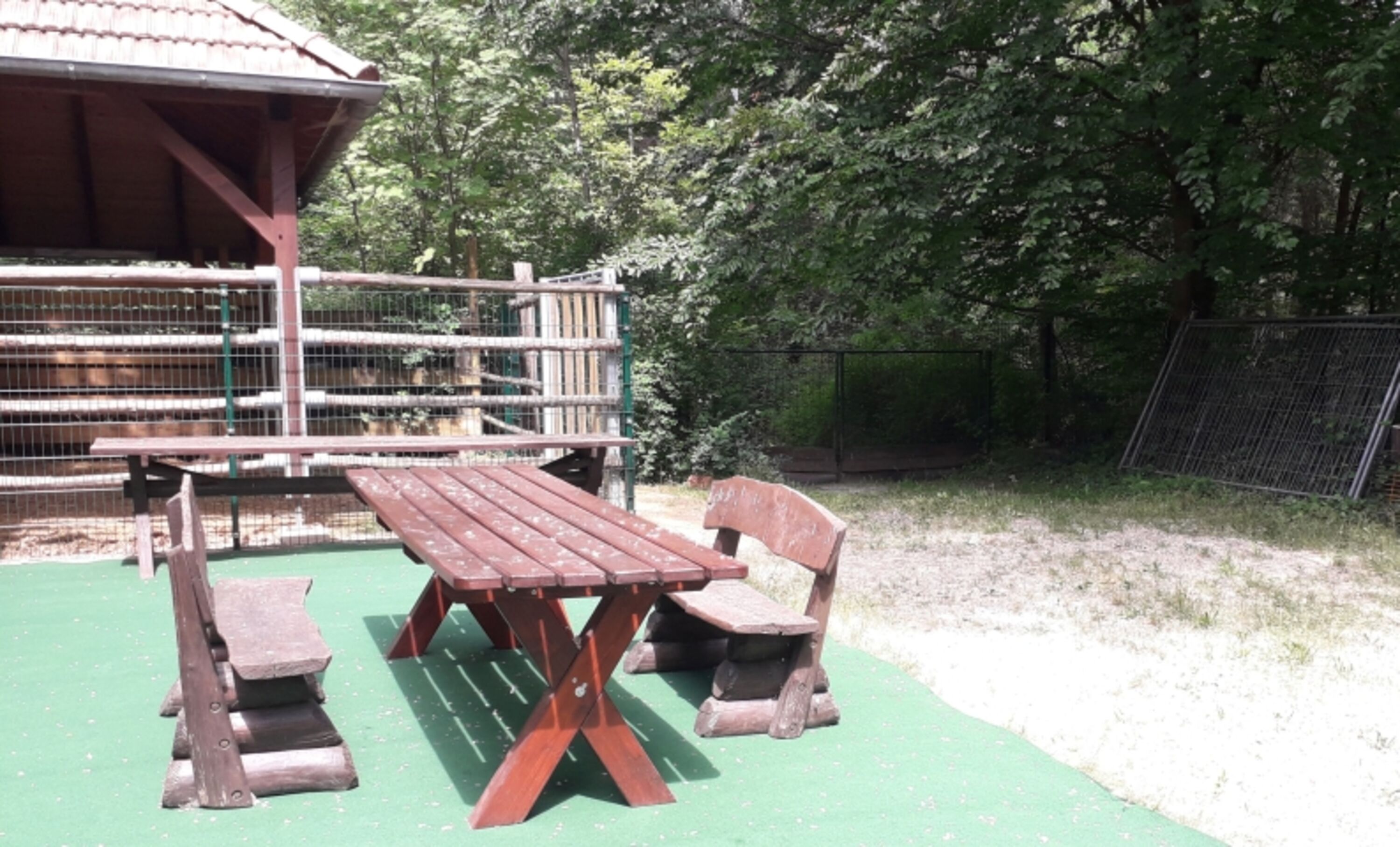 Sitzgruppe im Sommer