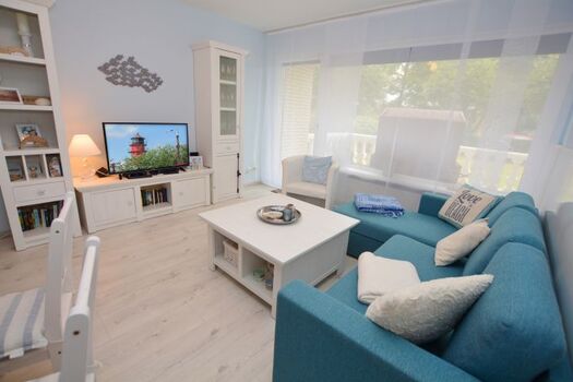 Sitzecke mit Schlafsofa