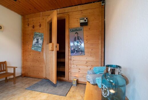 Sauna im Gartenhaus 