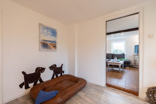 Hundeecke im Lesezimmer