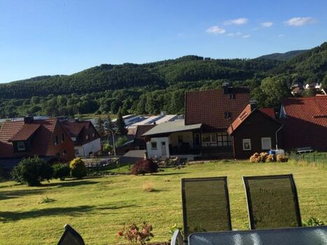 Blick aus dem Garten