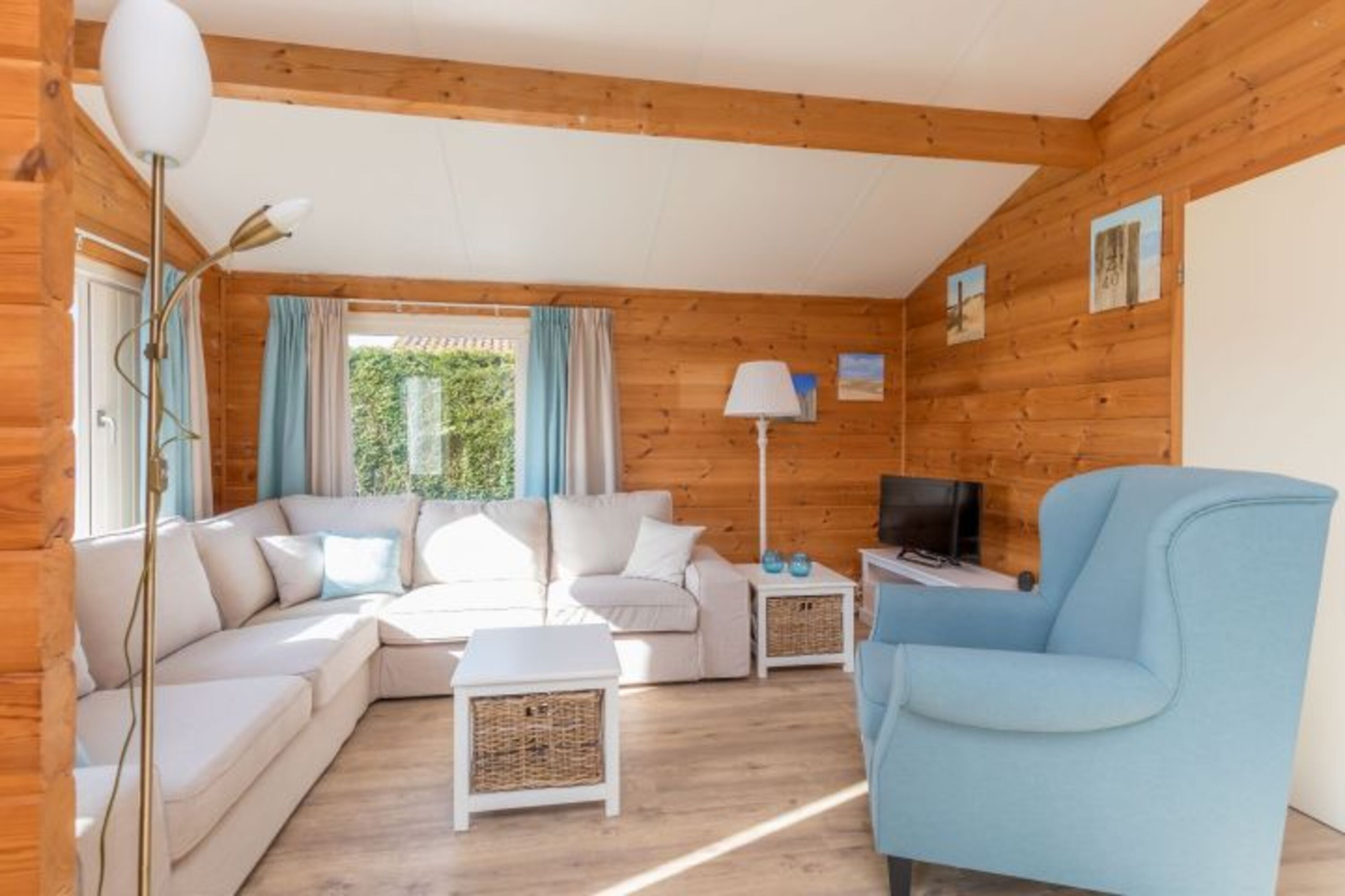 Das gemütliche, neu eingerichtete Wohnzimmer