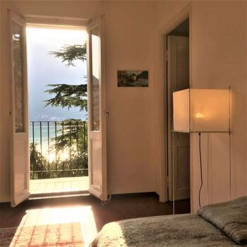 Appartement Breva: Wohnzimmer mit sonniges Bakon
