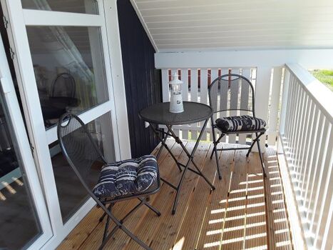 Balkon mit Sitzmöglichkeit