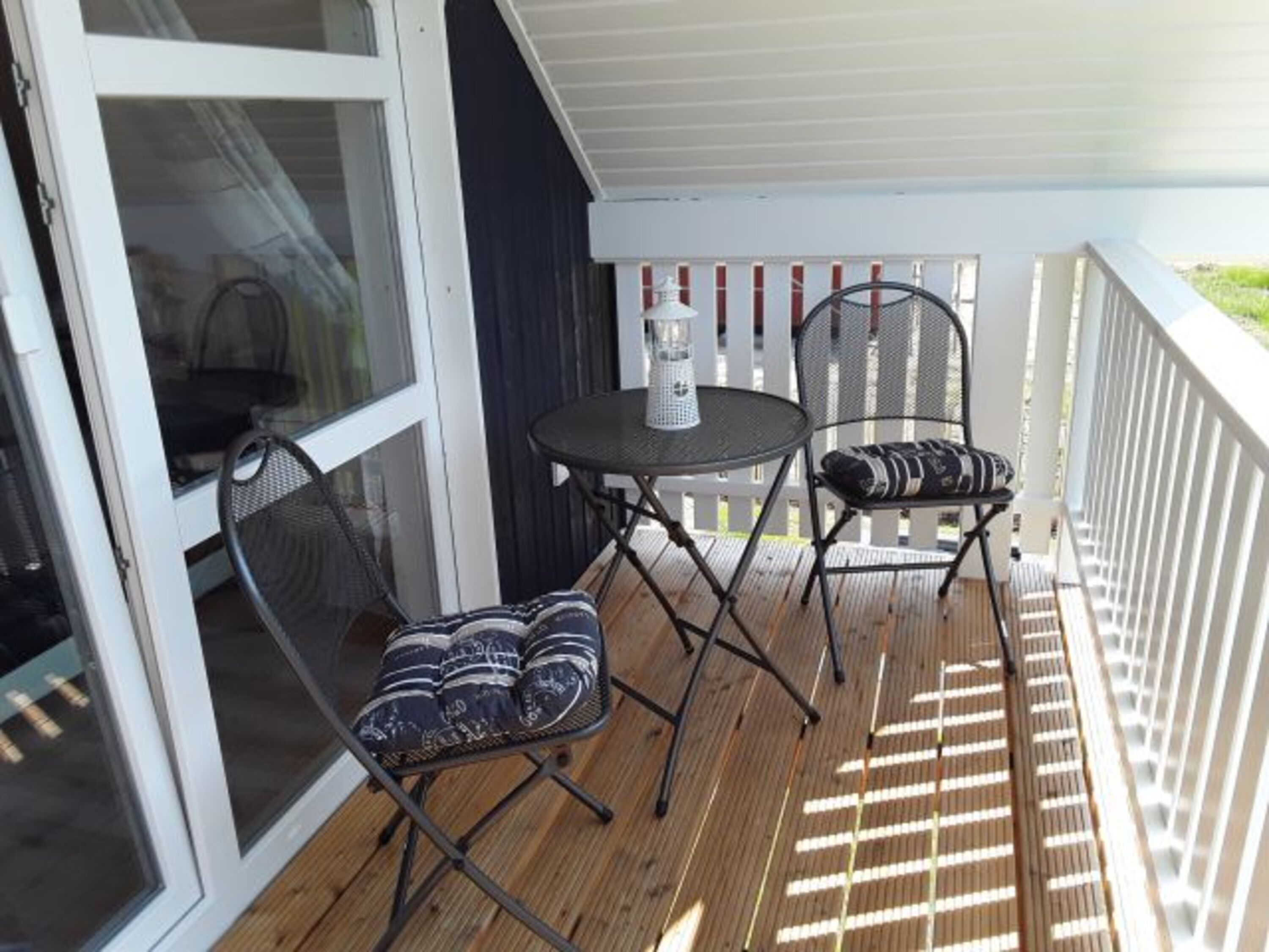 Balkon mit Sitzmöglichkeit