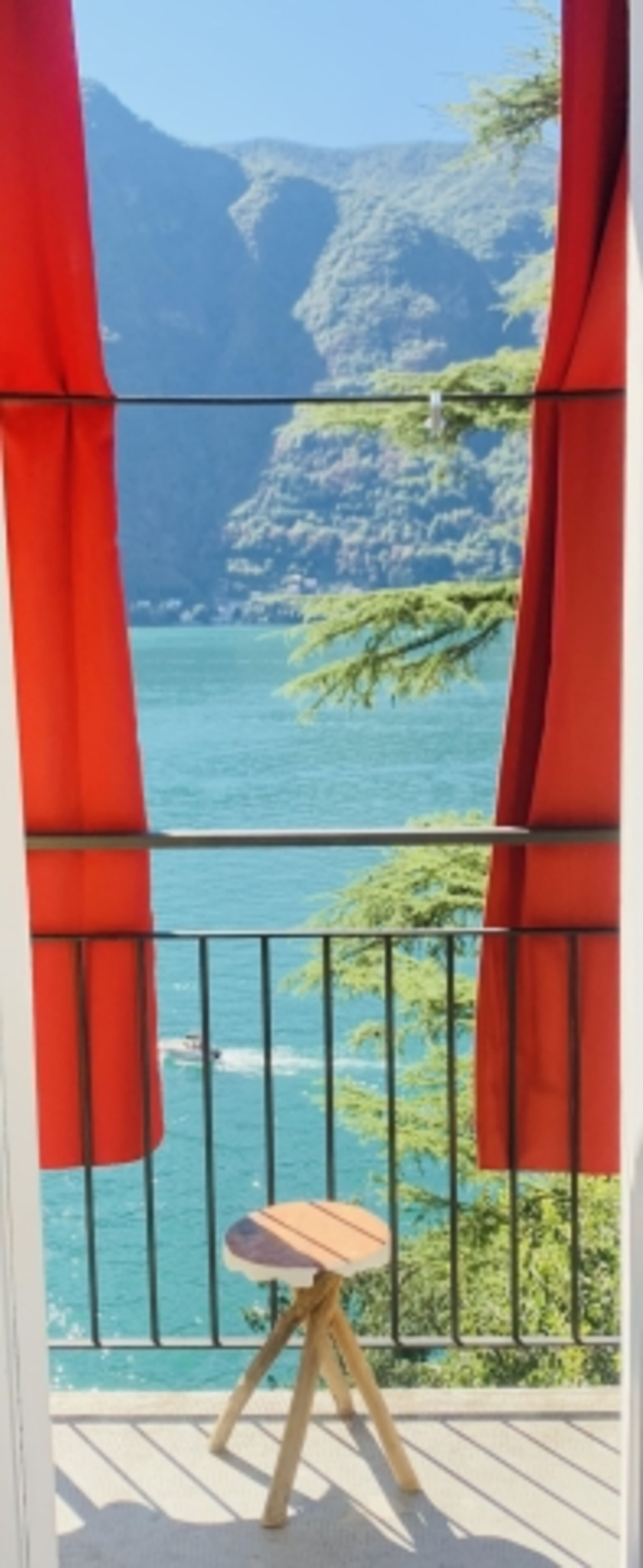 Aussicht vom Balkon