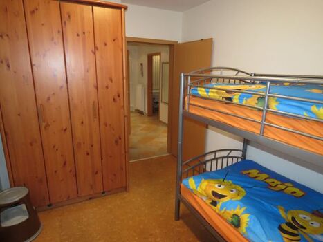 Schlafaum mit Etagenbett