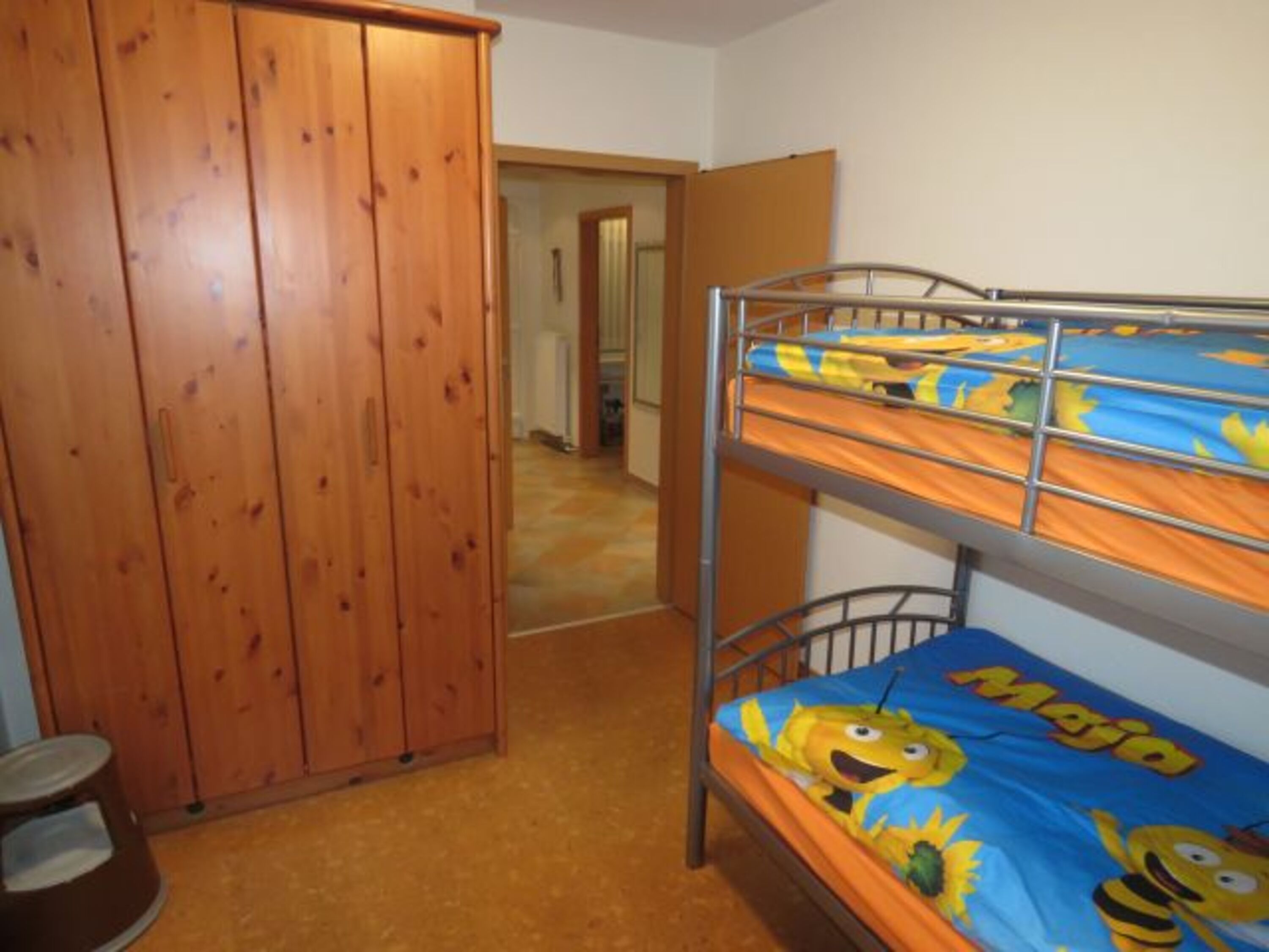 Schlafaum mit Etagenbett