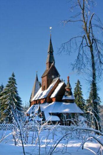 Holzstabkirche in Hahnenklee