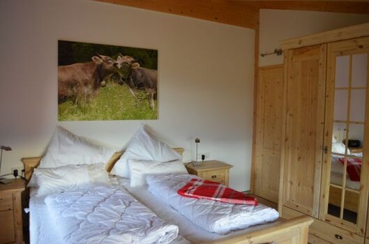 Schlafzimmer Ferienhaus Gamsbock