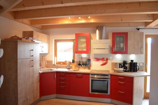 Küchenbereich Ferienhaus Gamsbock