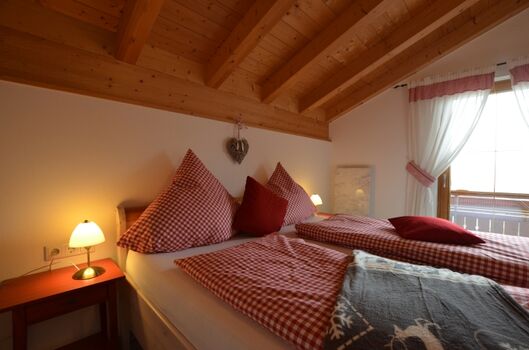 Schlafzimmer bunte Kuh 